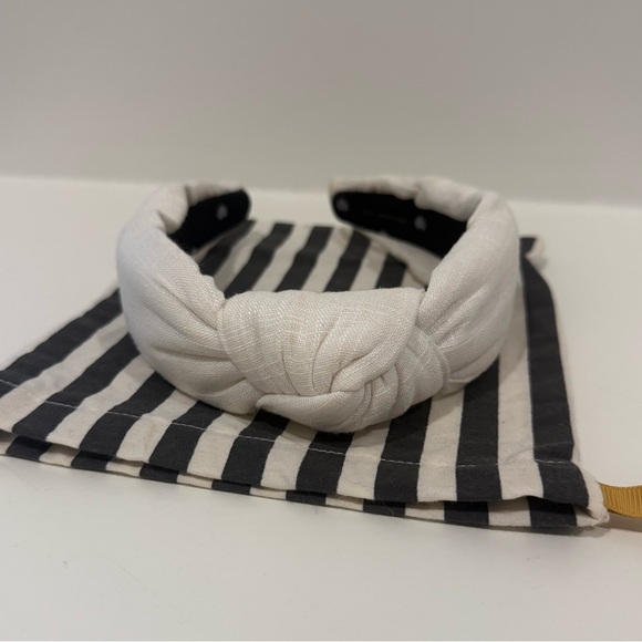 Lele Sadoughi Classic Cream Headband - Picture 3 of 8